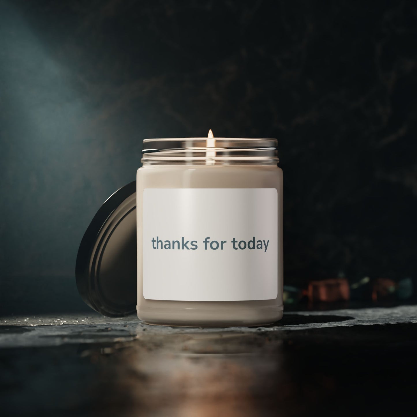 thanks for today Gratitude Scented Soy Candle, Relaxing Gift, Thank You Candle, Home Fragrance, Self-Care, Eco-Friendly Soy Wax