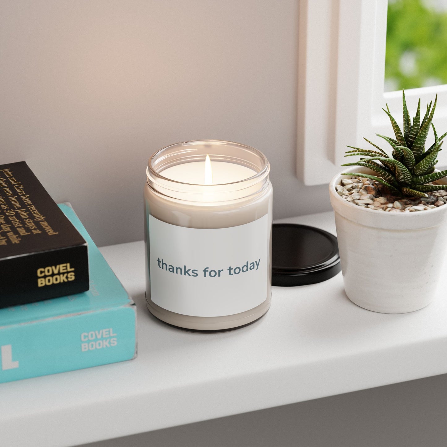 thanks for today Gratitude Scented Soy Candle, Relaxing Gift, Thank You Candle, Home Fragrance, Self-Care, Eco-Friendly Soy Wax