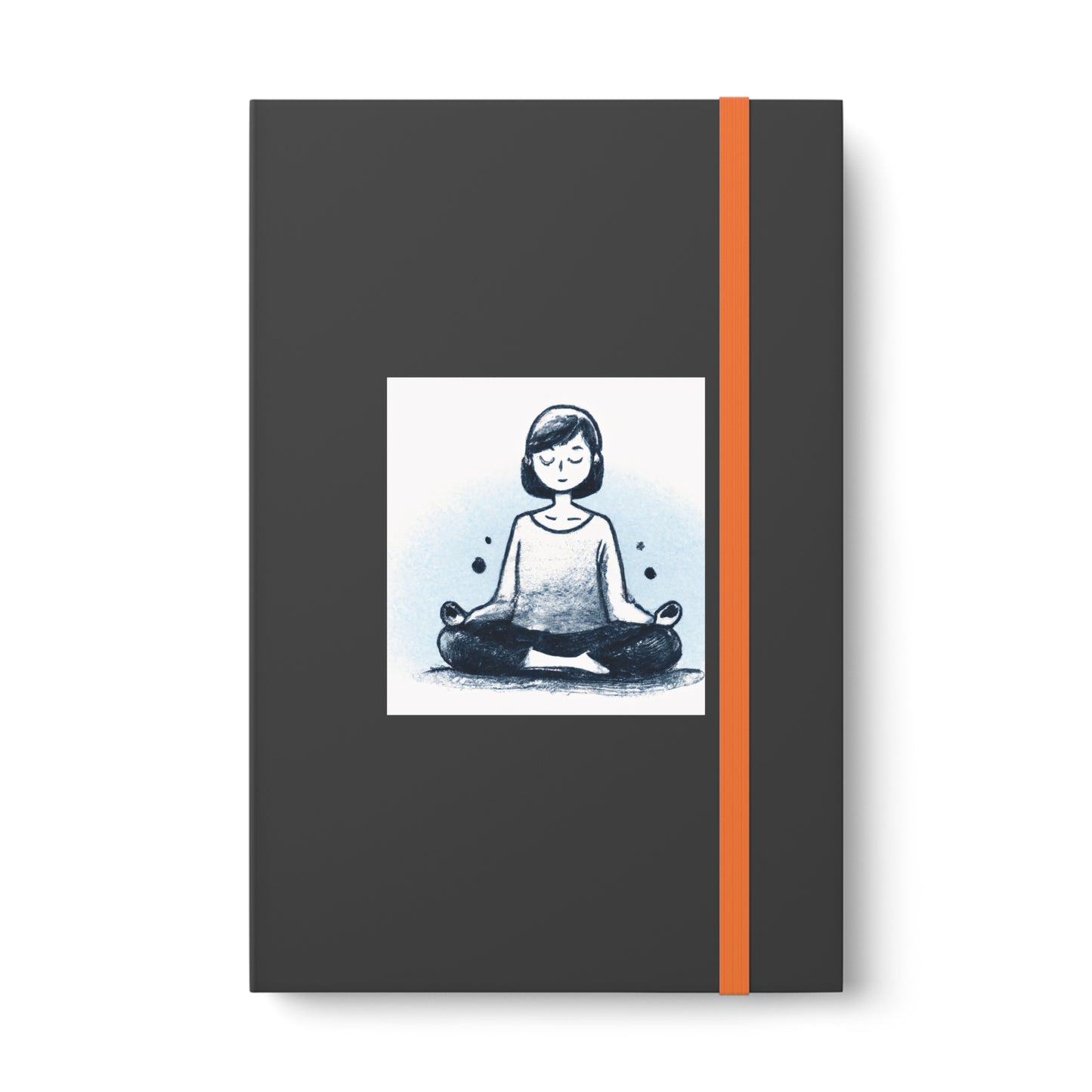 Yoga Meditation Color Contrast Notebook - Ruled